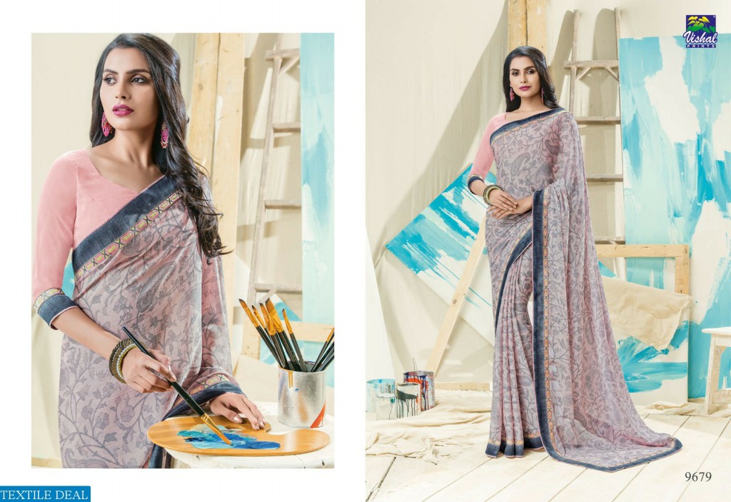 Vishal Artistry Collection Wholesale indian Saree catalog
